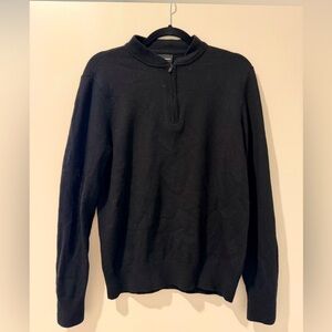 Black medium club Monaco wool sweater